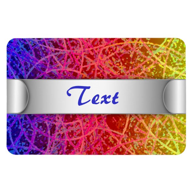 Flexible Premium Flexi Magnet Informel Art Abstrait (Horizontal)