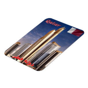 Flexible Qatar - Panorama - Skycrapers - Magnet