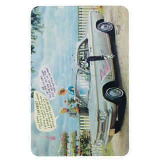 Flexible Réfrigérateur de dessin de Corvair Magnet par Bard