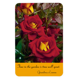 Flexible Refrigerator Magnet Rose Garden