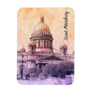 Flexible Saint-Isaac's Cathedral Magnet - Saint-Pétersbourg