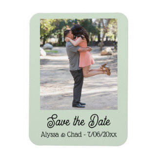 Flexible Save the date magnet personalized photo