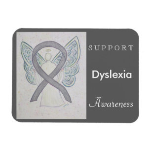 Flexible Sensibilisation à la dyslexie Ruban Angel Magnet 