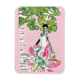 Flexible Snarky Vacation Magnet Work Obtient dans la façon