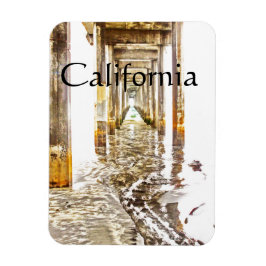 Flexible Sous Scripps Pier, California Magnet