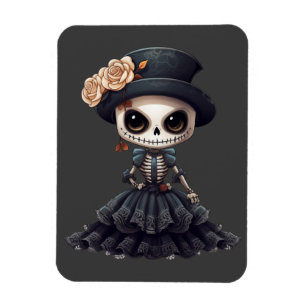 Flexible Steampunk Squelette Magnet