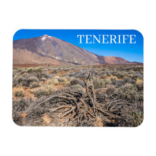 Flexible Tenerife Mount Teide view fridge magnet