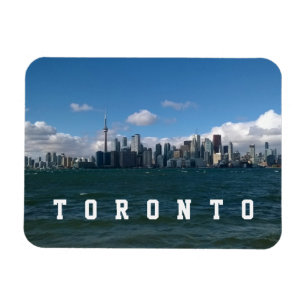 Flexible Toronto skyline fridge magnet