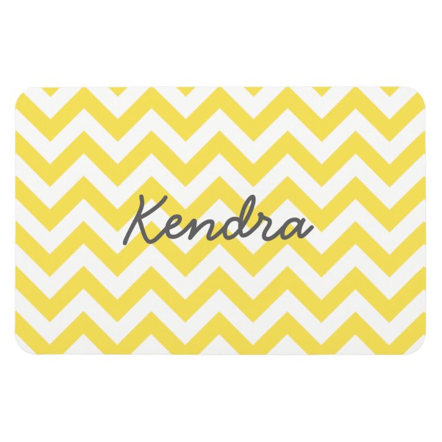 Flexible Trendy Chevron Premium Magnet (Horizontal)