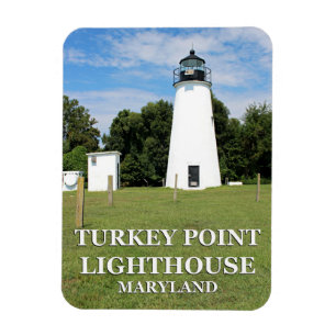 Flexible Turquie Point Phare, Maryland Flexi Magnet