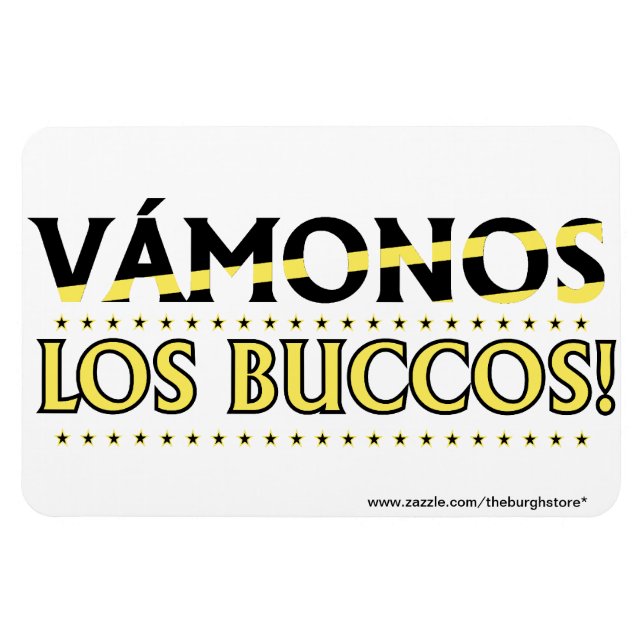 Flexible VAMONOS Los Buccos ! Magnet ! avec l'adresse du ma (Horizontal)
