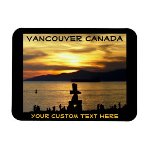 Flexible Vancouver Magnet Vancouver CN Magnet personnalisé