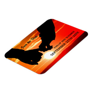 Flexible Votre photo romantique Magnet personnalisé Enregis