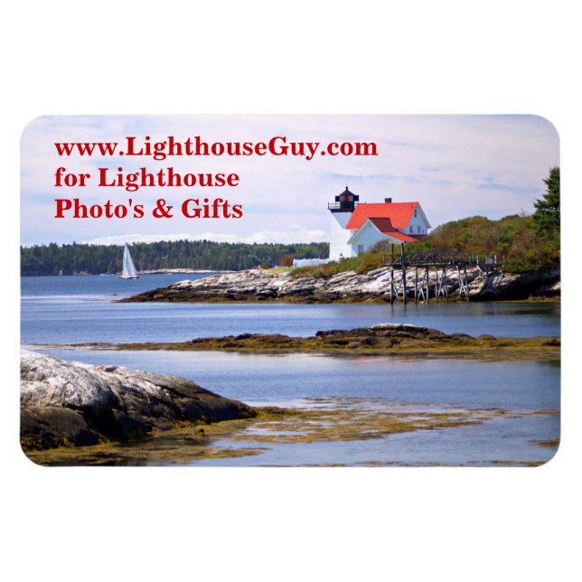 Flexible www.LighthouseGuy.com Magnet Flexi Premium (Horizontal)