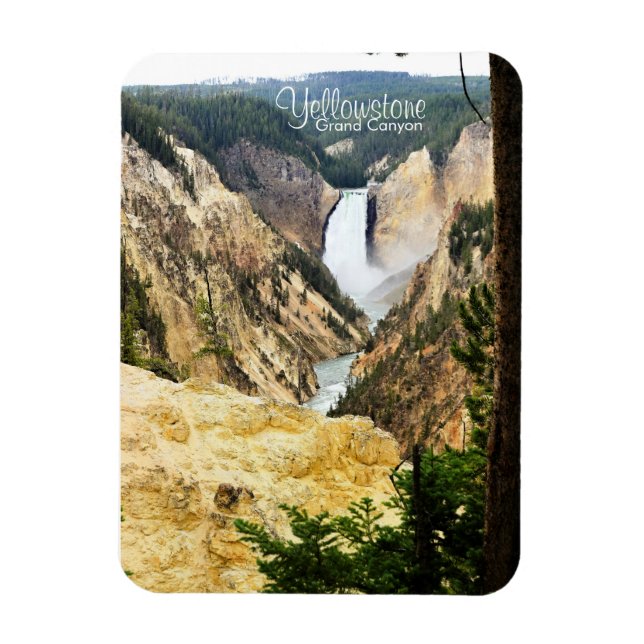 Flexible Yellowstone Grand Canyon Magnet (Vertical)