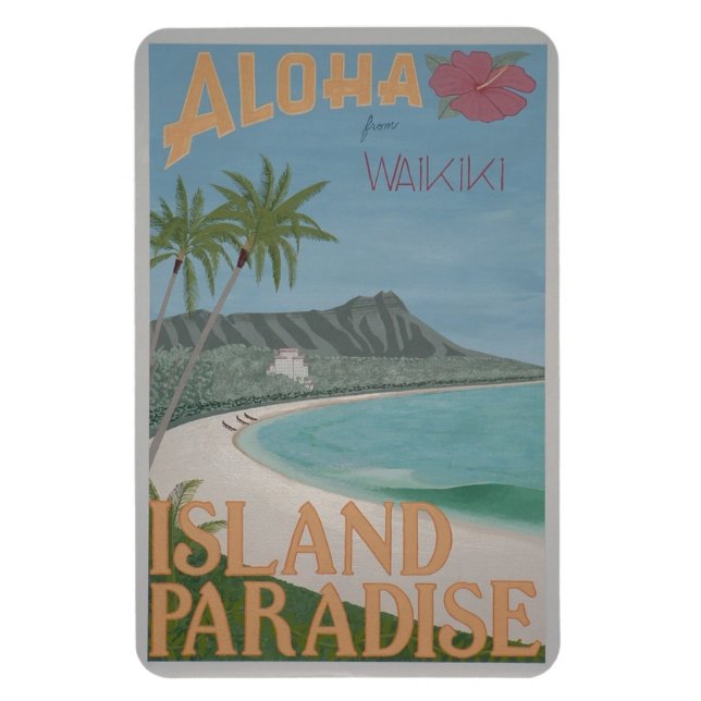 flexibler ALOHA-Magnet (4"x6") Magnet (Vertikal)
