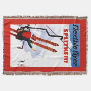 Flexibler Flyer Splitkein hölzerner SkisPromo Decke