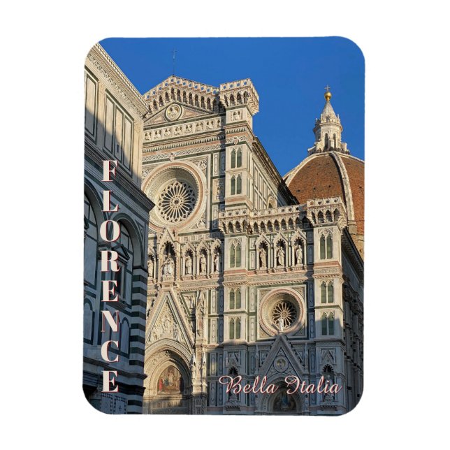 Flexibler Foto-Magnet aus Florenz Magnet (Vertikal)