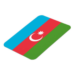 Flexibler Foto-Magnet mit der Flagge Aserbaidschan Magnet
