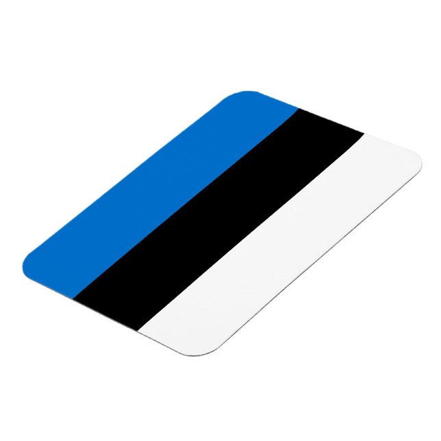 Flexibler Foto-Magnet mit der Flagge Estlands Magnet (Linke Seite)