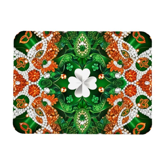 Flexibler Foto-Magnet mit Irland Colors Magnet (Horizontal)