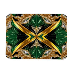Flexibler Foto-Magnet mit jamaikanischen Farben Magnet