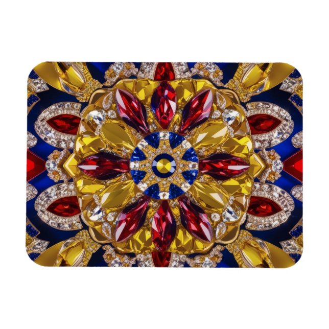 Flexibler Foto-Magnet mit kolumbianischen Farben Magnet (Horizontal)