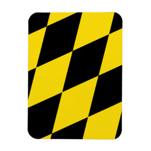 Flexibler Foto-Magnet mit Münchner Flagge Magnet