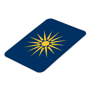 Flexibler Fotomagnet mit Flagge von Mazedonien Magnet