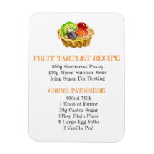 FLEXIBLER KÜHLSCHRANKMAGNET FÜR OBST-TARTLETTE