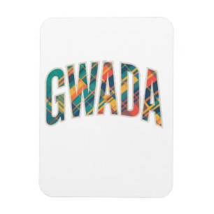 Flexibler Magnet Guadeloupe Gwada Flexibler Magn