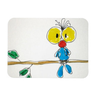 Flexibler Magnet „Vögelchen“.