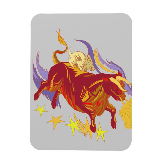 Flexibles Bull- und Rabbit-Magnet Magnet (Vertikal)