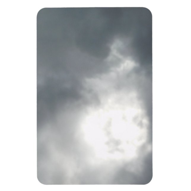 Flexibles Foto Magnet blauer Himmel (Vertikal)