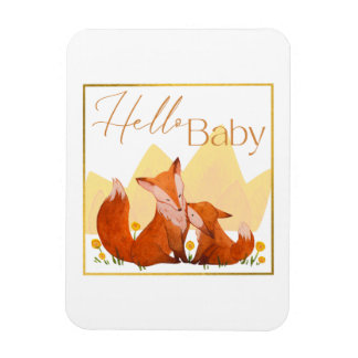 Flexibles Foto Magnet für Babyduscheinladungen