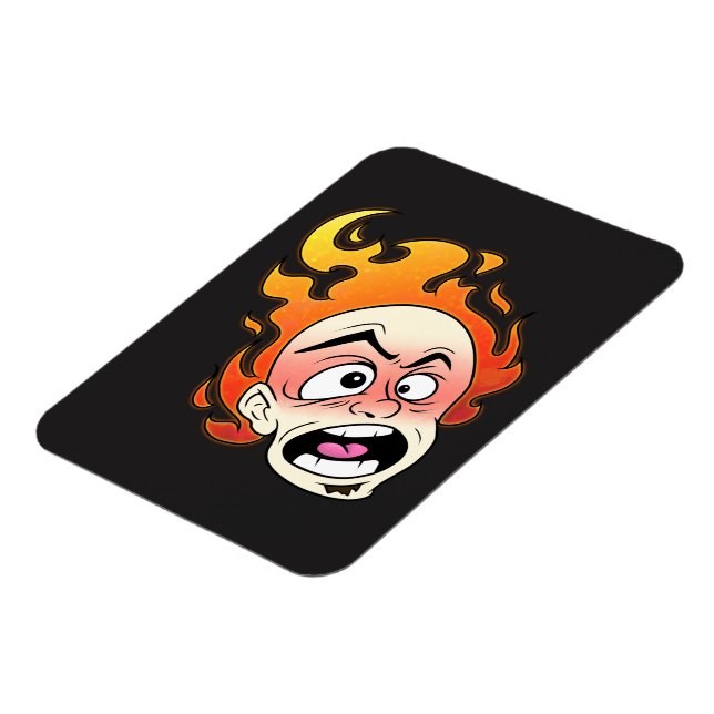 Flexibles Foto Magnet für den schottischen Feuerko (Linke Seite)