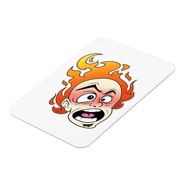 Flexibles Foto Magnet für den schottischen Feuerko (Linke Seite)