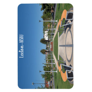 Flexibles Foto Magnet mit Foto von Leeton