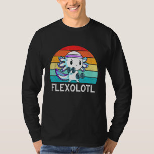 Flexolotl Axolotl Flex o lotl Axolotl Fitnessstudi T-Shirt