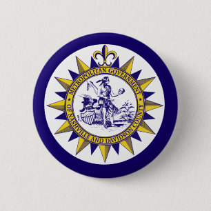 FlFlag von Nashville, Tennessee Button
