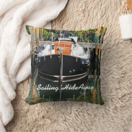 Flicka Sailboat Schubkiefer Kissen