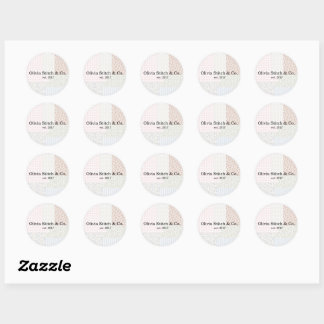 Flicken-Sticker Runder Aufkleber