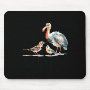 Flicker Dodo Titmouse Apparel Bird Nerd Wildlife B Mousepad