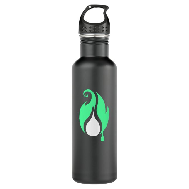 Flickerfluid™ Water Bottle Edelstahlflasche (Vorderseite)