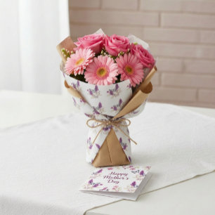 Fliedender Sommerflieder Geschenkpapier