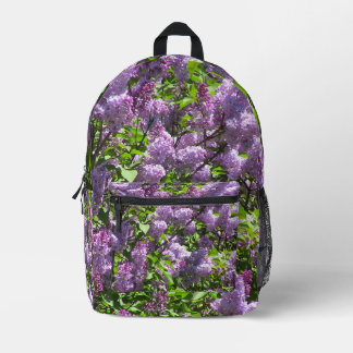 Flieder Bedruckter Rucksack