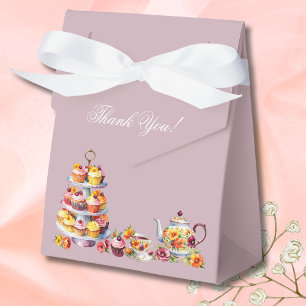 Flieder Blumen Whimsical Tee Fete zur Brautparty Geschenkschachtel