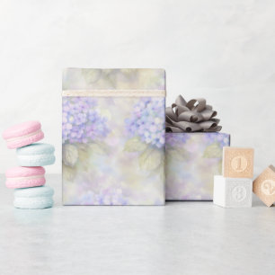 Flieder-Hortensien-Blumenverpackungspapier Geschenkpapier
