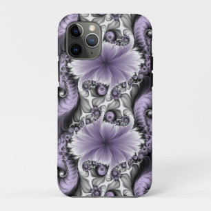 Flieder-Illusion abstrakte Blumen-Fraktal-Kunst-Fa Case-Mate iPhone Hülle