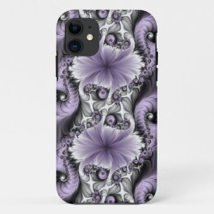 Flieder-Illusion abstrakte Blumen-Fraktal-Kunst Fa Case-Mate iPhone Hülle